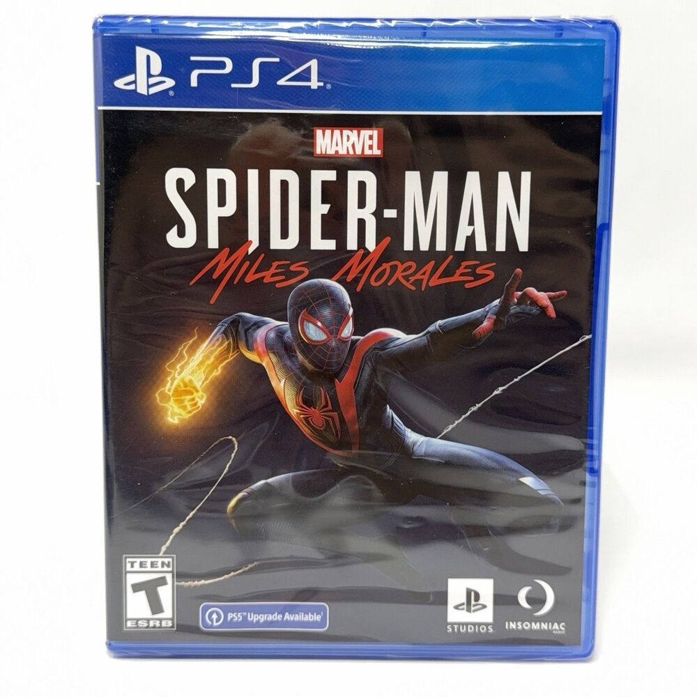 Marvel Spider-Man Miles Morales Sony PlayStation 4 PS4 2020 New Sealed